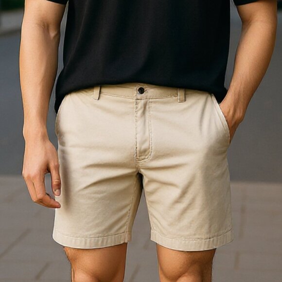 Lululemon Commission Classic-Fit Short 7 In Sz 32 M7AJXS Tofino Sand Warpstreme - Picture 1 of 16